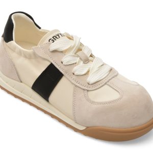 Pantofi sport GRYXX alb-negru, 2679, din material textil