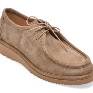 Mocasini GRYXX gri, 3772551, din piele intoarsa