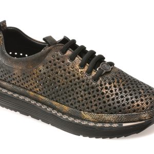 Pantofi sport GRYXX negri, 251YZ73, din piele naturala