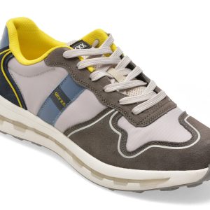Pantofi sport GRYXX gri, 30160, din material textil si piele naturala
