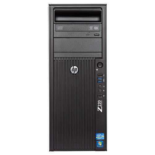 Workstation HP Z220 Tower Intel Xeon Quad-Core E3-1225 v2 up to 3.6GHz, 8GB DDR3, 500GB HDD, DVD-RW - Default Title