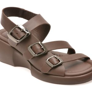 Sandale GRYXX maro, 734159, din piele naturala