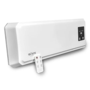 Aeroterma electrica de perete 1000/2000W, timmer, telecomanda 25mÂ², 3 ani Garantie BH2000 BÃ–HM