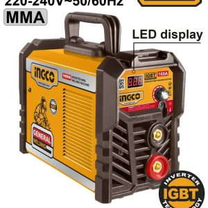 Aparat de Sudura cu Invertor 160A electrod: 1.6-4.0mm, Ingco ING-MMA16021E