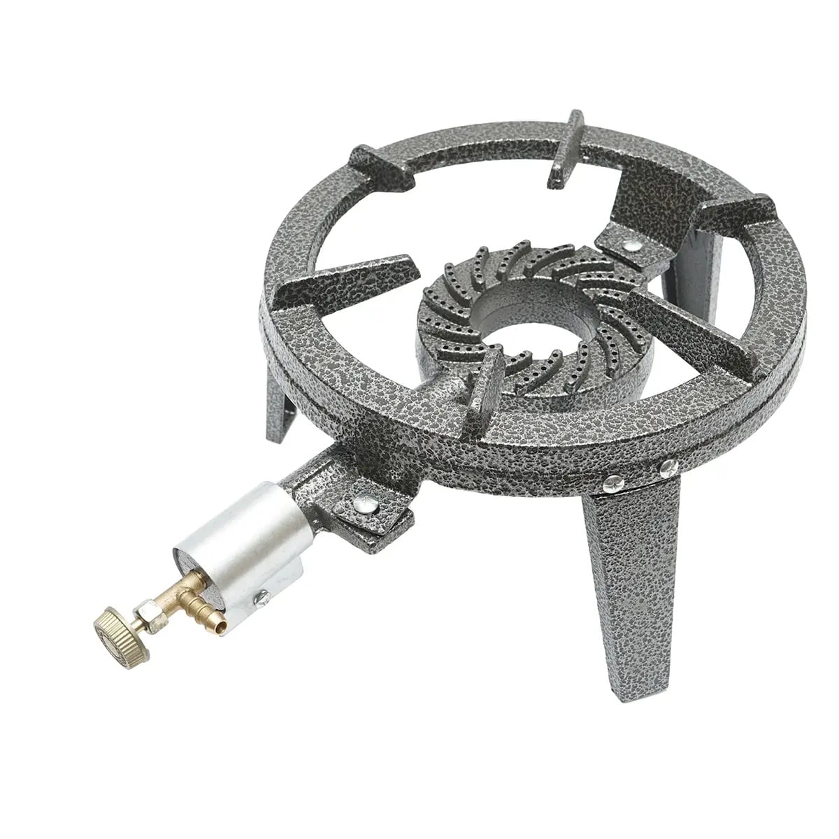 Arzator Pirostie pentru Ceaun cu gaz, 6500w, 450g/h, 335x85x350mm, din Fonta, popan-butan, gpl, Campion model PROFESSIONAL CMP1661