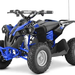 ATV electric Kinder Eco Wolf , motor 1060W 36V pozitionat pe punte si cui remorcare,  culoare albastra