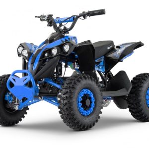 ATV electric NITRO Eco Avenger XXL 1200W 48V cu 3 viteza 6 inch Snowy tyres, albastru