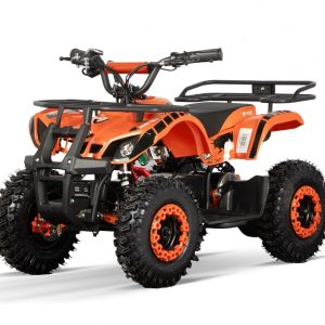 ATV electric pentru copii NITRO Torino Quad 1000W 36V, Snowy tyres, portocaliu