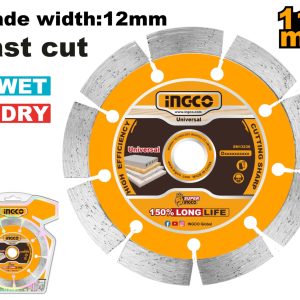 Disc Diamantat Segmentat 130mm Compatibil cu WLC30001, Ingco DMD011301