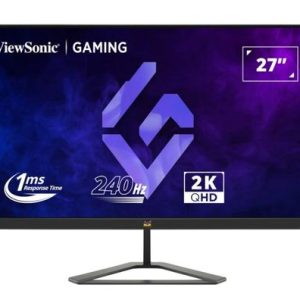 Monitor Gaming IPS LED ViewSonic 27inch VX2758A-2K-PRO-3, QHD (2560 x 1440), HDMI, DisplayPort, 240 Hz, 1 ms (Negru)