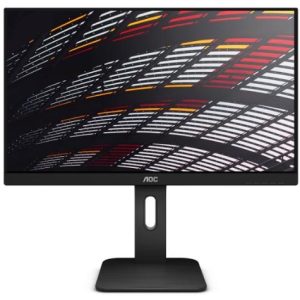 Monitor IPS LED AOC 24inch X24P1, 1920 x 1200, VGA, DVI, HDMI, DisplayPort, Boxe, Pivot, 4 ms (Negru)