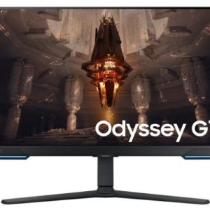 Monitor Gaming IPS LED Samsung 32inch LS32BG700EUXEN, Ultra HD (3840 x 2160), HDMI, DisplayPort, AMD FreeSync, Nvidia G-Sync, Pivot, Boxe, 144 Hz, 1 ms (Negru)