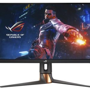 Monitor Gaming Fast IPS LED ASUS ROG Swift 27inch PG27UQR, UHD (3840 x 2160), HDMI, DisplayPort, Pivot, 160 Hz, 1 ms (Negru)