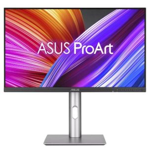Monitor IPS LED ASUS ProArt 23.8inch PA24ACRV, QHD (2560 x 1440), HDMI, DisplayPort, Boxe, Pivot, 75 Hz (Argintiu)