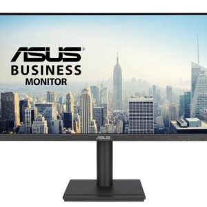 Monitor IPS LED ASUS 27inch VA27DQFS, Full HD (1920 x 1080), VGA, HDMI, DisplayPort, Pivot, Boxe, 100 Hz, 1 ms (Negru)