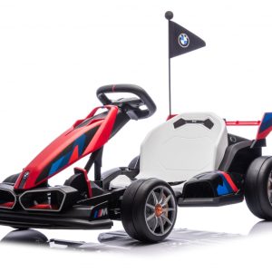 Kart electric pentru copii  BMW Motosport  putere 500W, sasiu ajustabil, rosu
