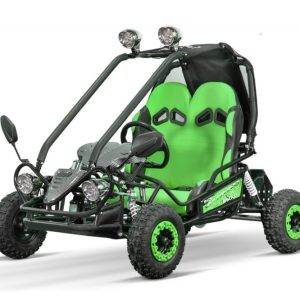 Buggy electric pentru 2 copii NITRO Gokart Hunt 650W 36V 20Ah, culoare verde
