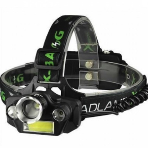 Lanterna de CAP cu zoom T44, LED Q5, COB, T6