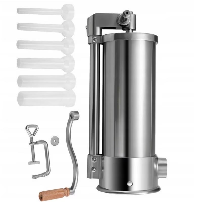 Masina carnati verticala profesionala 6kg, inox, cu 6 palnii, sistem Airstop, CAMPION CMP1170