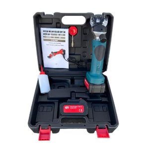 Masina de tuns oi, Campion CMP1556, 1000W, cu 2 acumulatori 48V, 6000mAh, fara fir, accesorii incluse, valiza de transport, CAMPION CMP1556B