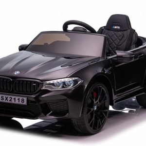 Masinuta electrica Bmw M5 Competition, baterie 24V 7Ah, 500W, scaun tapitat, dotari Premium, Drift Edition, negru
