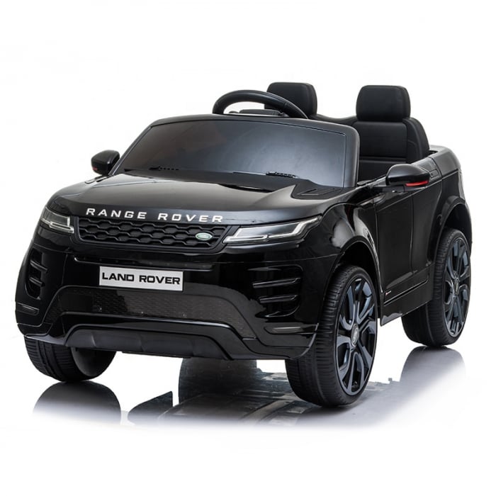 Masinuta electrica Range Rover, 4x4, 140W-12V, roti moi, scaun tapitat, echipare Premium, neagra