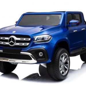 Masinuta electrica pentru copii,  Mercedes X-Class 4x4 180W 12V 14Ah PREMIUM  Albastru