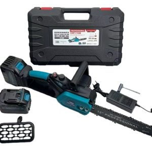Mini Drujba electrica 300mm, 12'' inch, 8AH, 48V, cu 2 acumulatori brushless, model BLUE PROFESSIONAL Campion CMP1756B