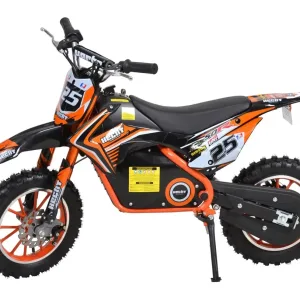 Motocicleta electrica pentru copii Kinder Eco Ghepard 500W 36V, culoare Portocalie