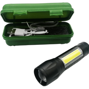 Mini Lanterna LED WSJ505 cu 3 Trepte Iluminare si USB