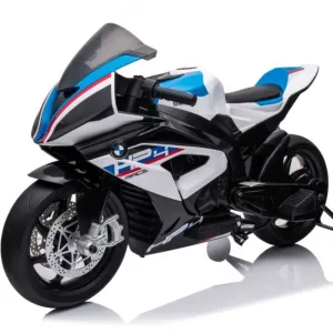 Motocicleta electrica cu licenta BMW HP4 Premium, pentru copil 3-9 ani, culoare Alba