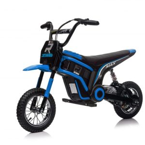 Motocicleta electrica pentru copii 5-10 ani, Kinderauto Enduro, 350W 24V, albastra