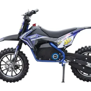 Motocicleta electrica pentru copii Kinder Eco Ghepard 500W 36V, culoare albastra