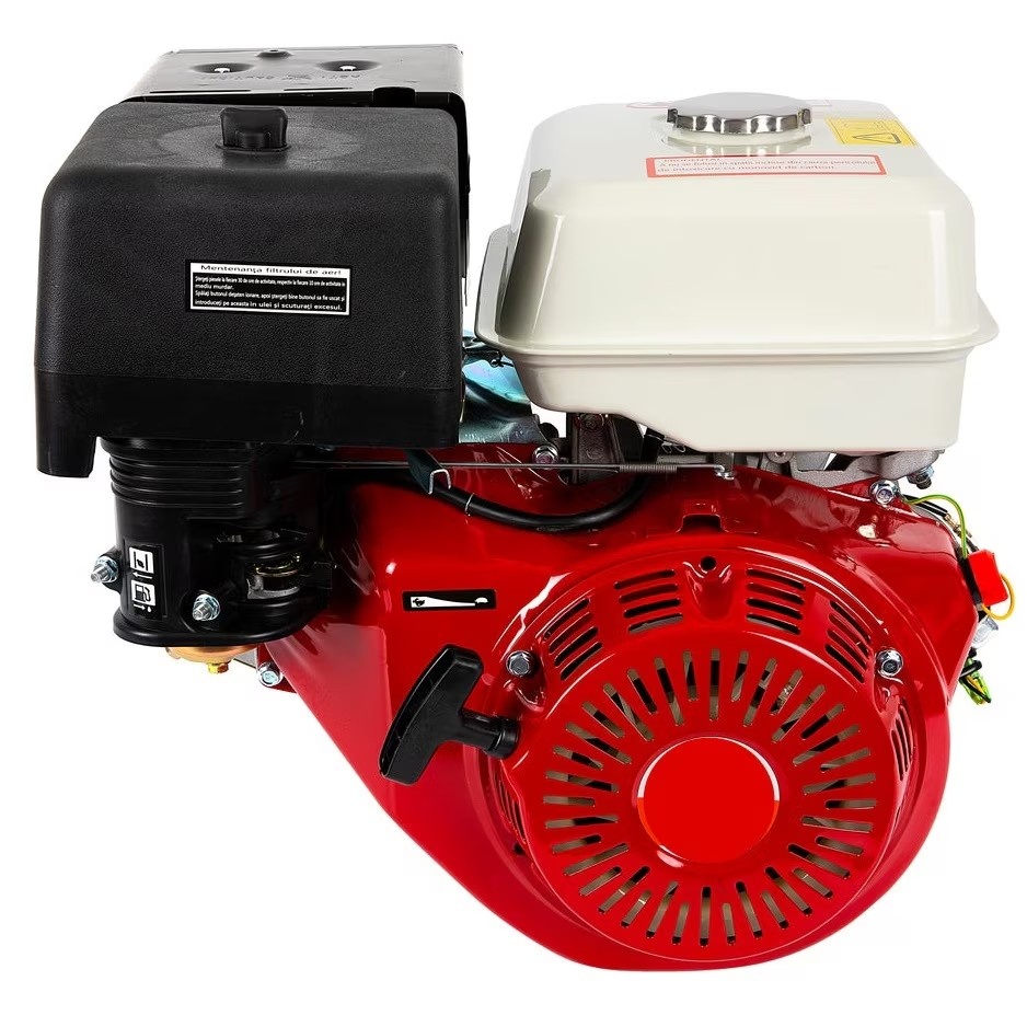 Motor pe benzina 10CP, 177F, 25mm ax orizontal, OHV 4 timpi, 196cc, rezervor 3.6L, Campion CMP0723