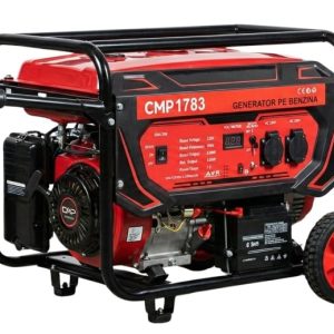 *PORNIRE ELECTRICA* Generator de curent 4000W, rezervor 16l, roti de transport, Regulator Tensiune (AVR), Campion PROFESSIONAL CMP1783