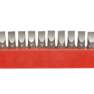 Set biti Varf Surubelnita Cr-V dreapta - 10 buc 6 x 25 mm Evotools 605114