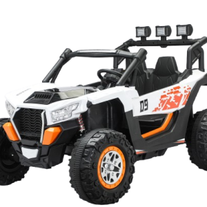 UTV electric 4x4, pentru 2 copii, Kinderauto RZR2000, 180W, 12V, echipare PREMIUM, alb