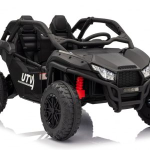 UTV electric pentru 2 copii, Kinderauto Dune-Buggy SPORT, putere 800W, 24V 10Ah, premium, negru