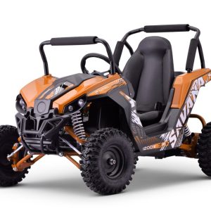 UTV electric pentru copii NITRO GoKid Savana 1200W 48V cu diferential, culoare portocalie