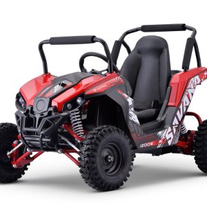 UTV electric pentru copii NITRO GoKid Savana 1200W 48V cu diferential, culoare rosie