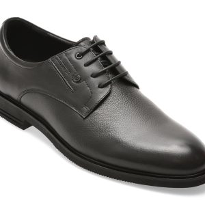 Pantofi eleganti EPICA negri, RT08A7, din piele naturala