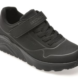 Pantofi sport SKECHERS negri, UNO LITE, din piele ecologica