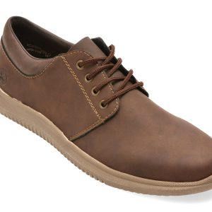Pantofi RIEKER maro, 10424, din piele naturala