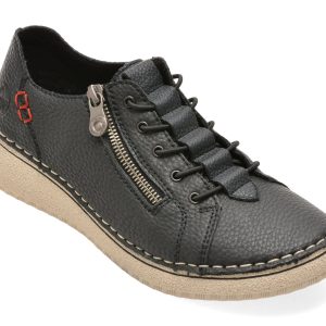 Pantofi RIEKER bleumarin, 50965, din piele naturala