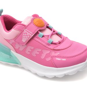Pantofi sport GEOX fucsia, J65LZA, din material textil