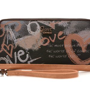 Portofel JANET DENESE multicolor, 3, din piele ecologica
