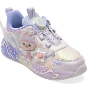 Pantofi sport SELECTION KIDS mov, W886, din material textil