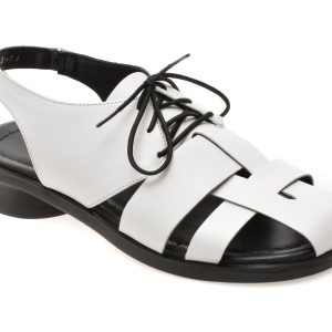 Pantofi EPICA albi, 1766373, din piele naturala