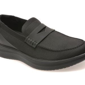 Mocasini ALDO negri, TURLEY 001, din material textil