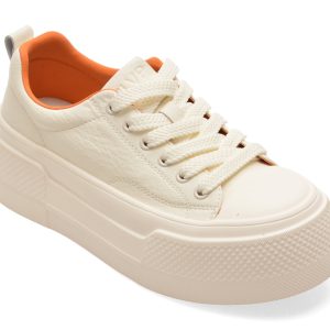 Pantofi sport FLAVIA PASSINI albi, 8539, din piele naturala